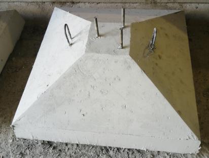 Основание под флагшток с анкерной группой 2